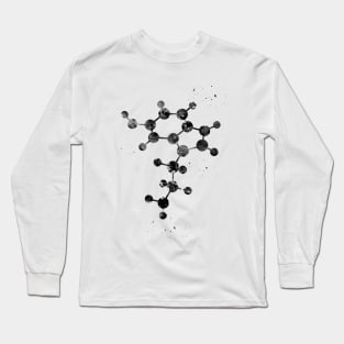 Serotonin Molecule Long Sleeve T-Shirt